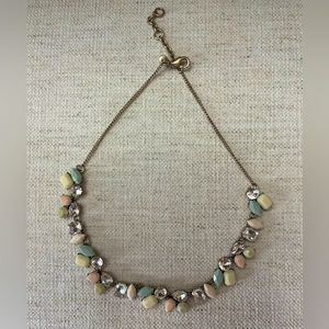 J Crew Pastel Geometric Necklace